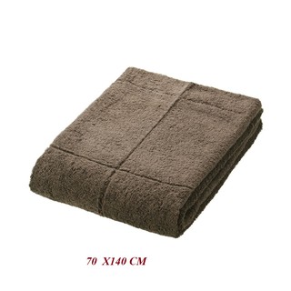 KHĂN TẮM ĐA NĂNG COTTON PILE - NÂU ĐẬM 70x140cm