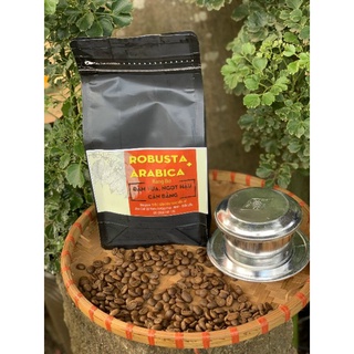 500G_ Cafe Robusta+Arabica mix tỉ lệ