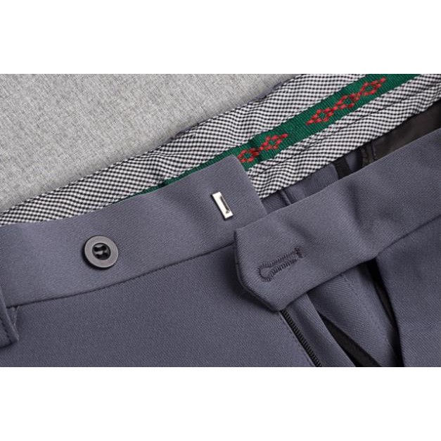 Quần tây âu nam vải dày co giãn không bai màu ống côn Hàn Quốc | BigBuy360 - bigbuy360.vn