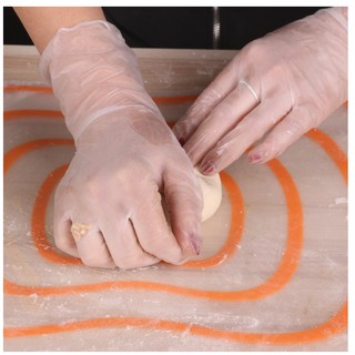 Găng tay silicon làm bánh size M ( hộp khoảng 100 cái )