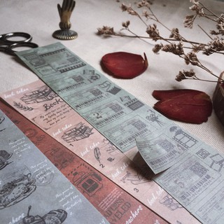 Sticker dải retro ticket - Room17vn