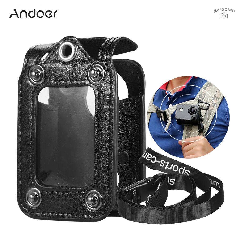 Túi Đựng Máy Ảnh Andoer Sjcam Sj4000 Sj5000 Đa Năng Có Nắp Đậy Cổ Tiện Dụng