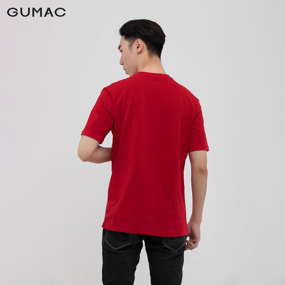 Áo thun nam in chữ GUMAC đủ màu, đủ size, phong cách năng động ATNB1183 | BigBuy360 - bigbuy360.vn