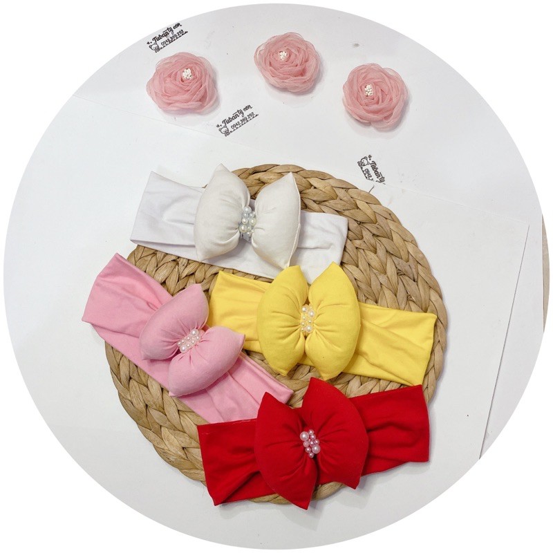 Băng đô đính ngọc sang chảnh bé gái