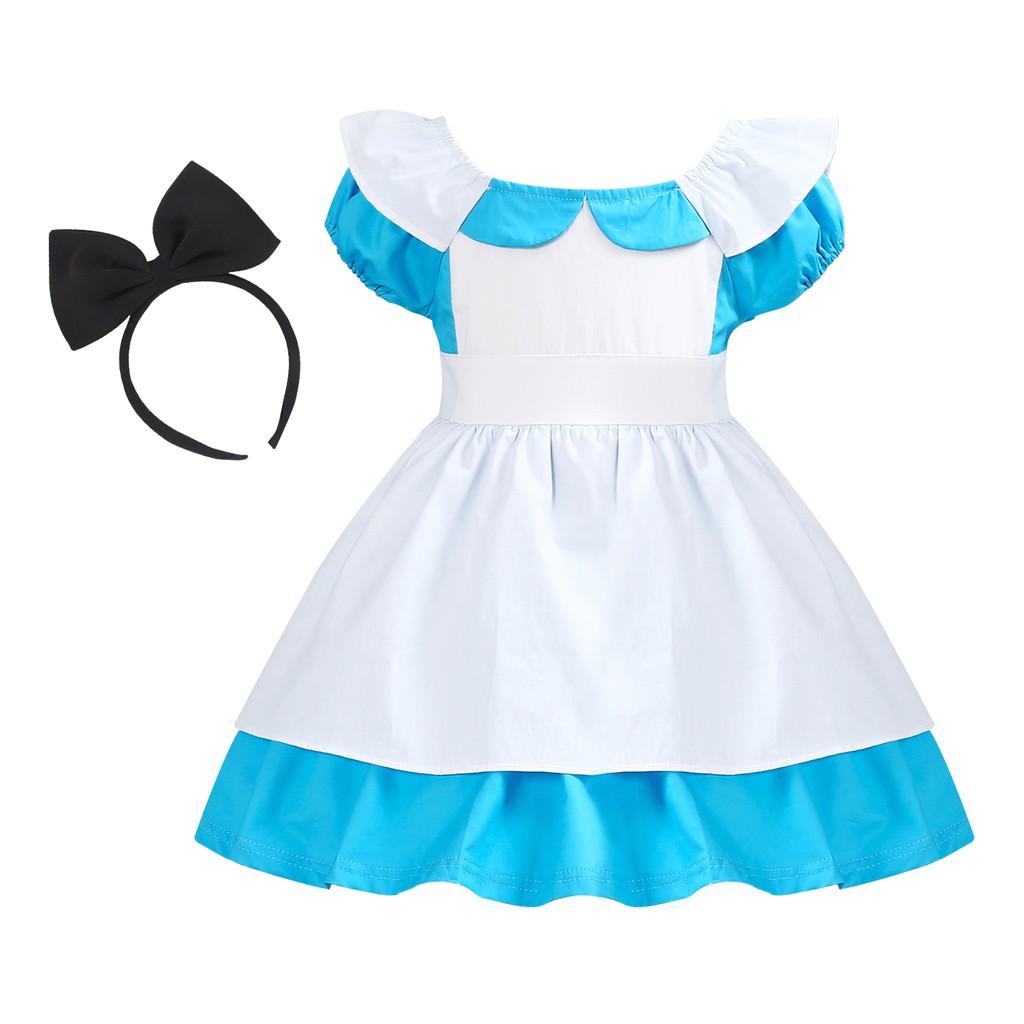 Đầm Hóa Trang Cô Hầu Gái Cho Bé Gái