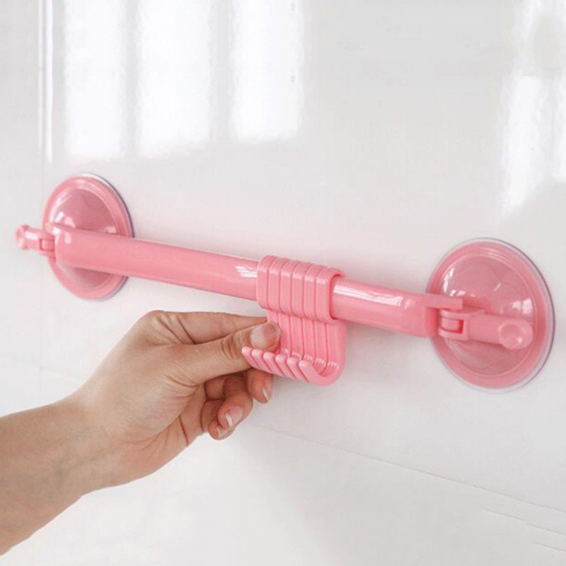 Giá nhựa gắn tường treo đồ trong phòng tắm tiện lợi