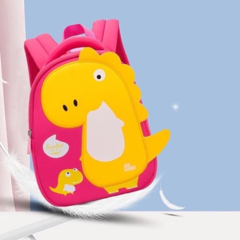 Ba lô khủng long Zoyzoi bé trai bé gái với 2 kích thước nhỏ và to cho bé đi học đi chơi - siêu nhẹ, êm, bền đẹp, dễ giặt