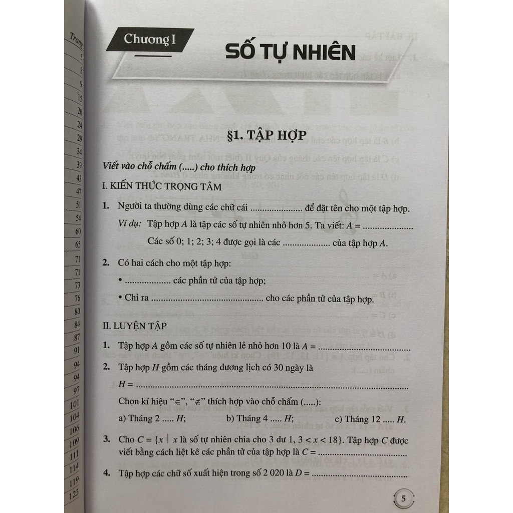 Sách - Vở bài tập Toán 6