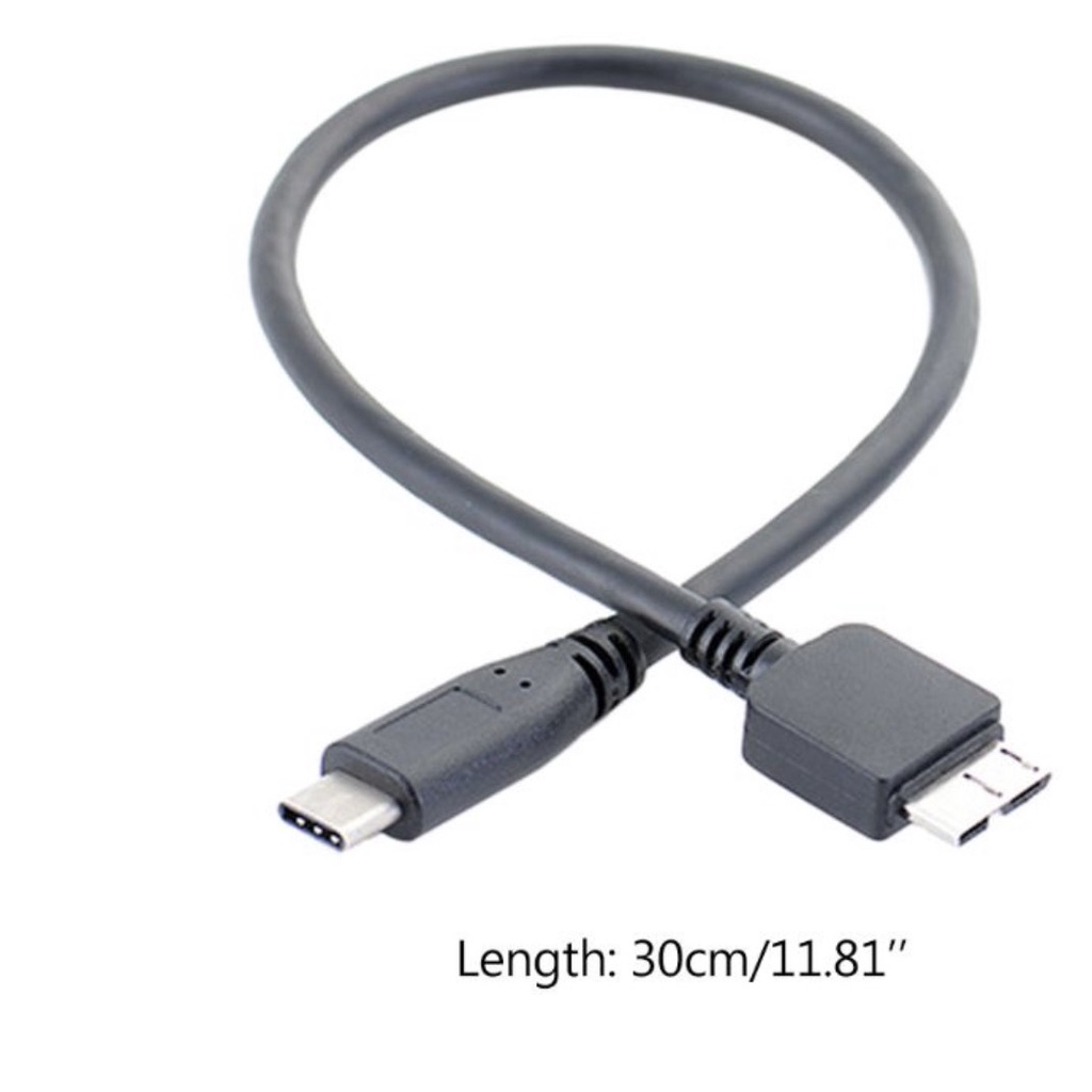 Cáp Chuyển Usb 3.1 Type C Sang  Micro B Cho Ổ Cứng / Điện Thoại / Máy Tính