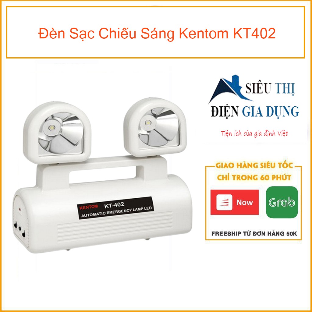 Đèn Sạc Chiếu Sáng Kentom KT402