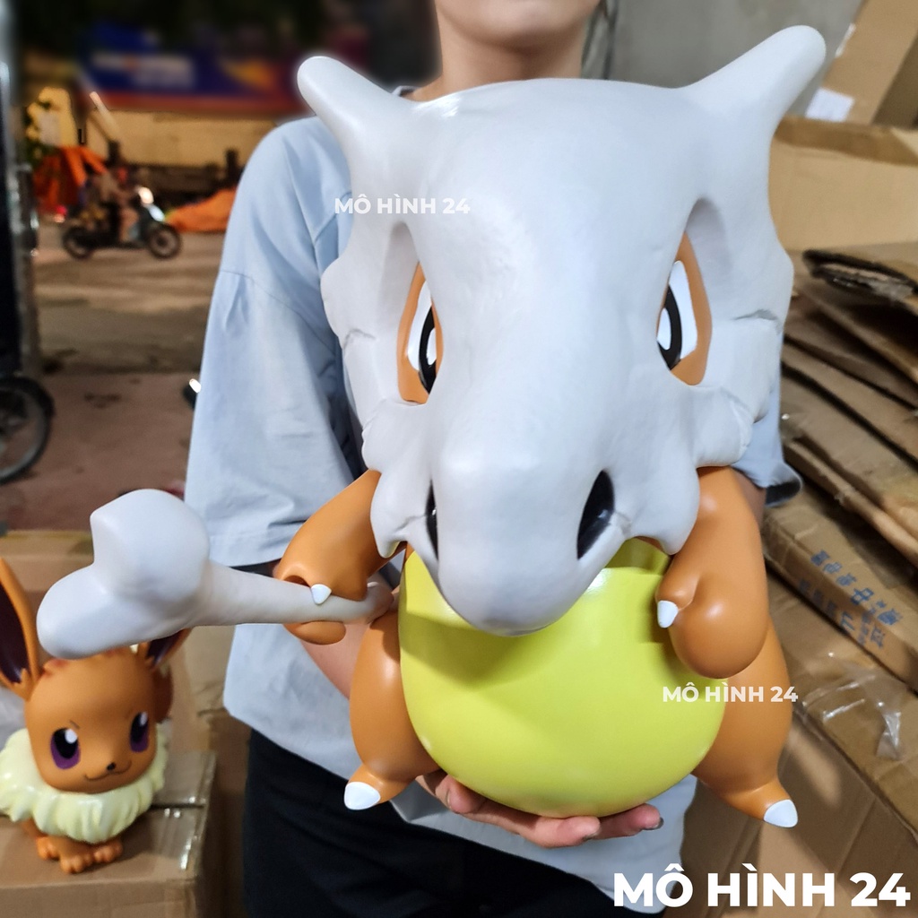 Mô hình figure pokemon Cubone tỉ lệ 1:1 karakara đáng yêu cute to cỡ lớn tỉ lệ thật huyền thoại
