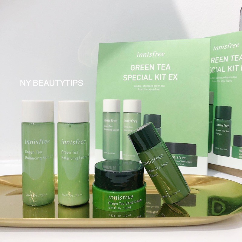 Set Kit Trà Xanh Dưỡng Ẩm Innisfree Green Tea Special Kit Ex