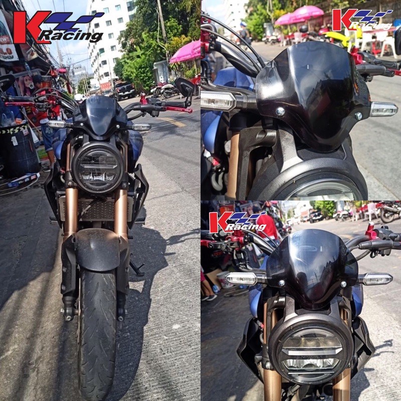 Mẫu kính chắn gió nhỏ Cb150r và Cb300r