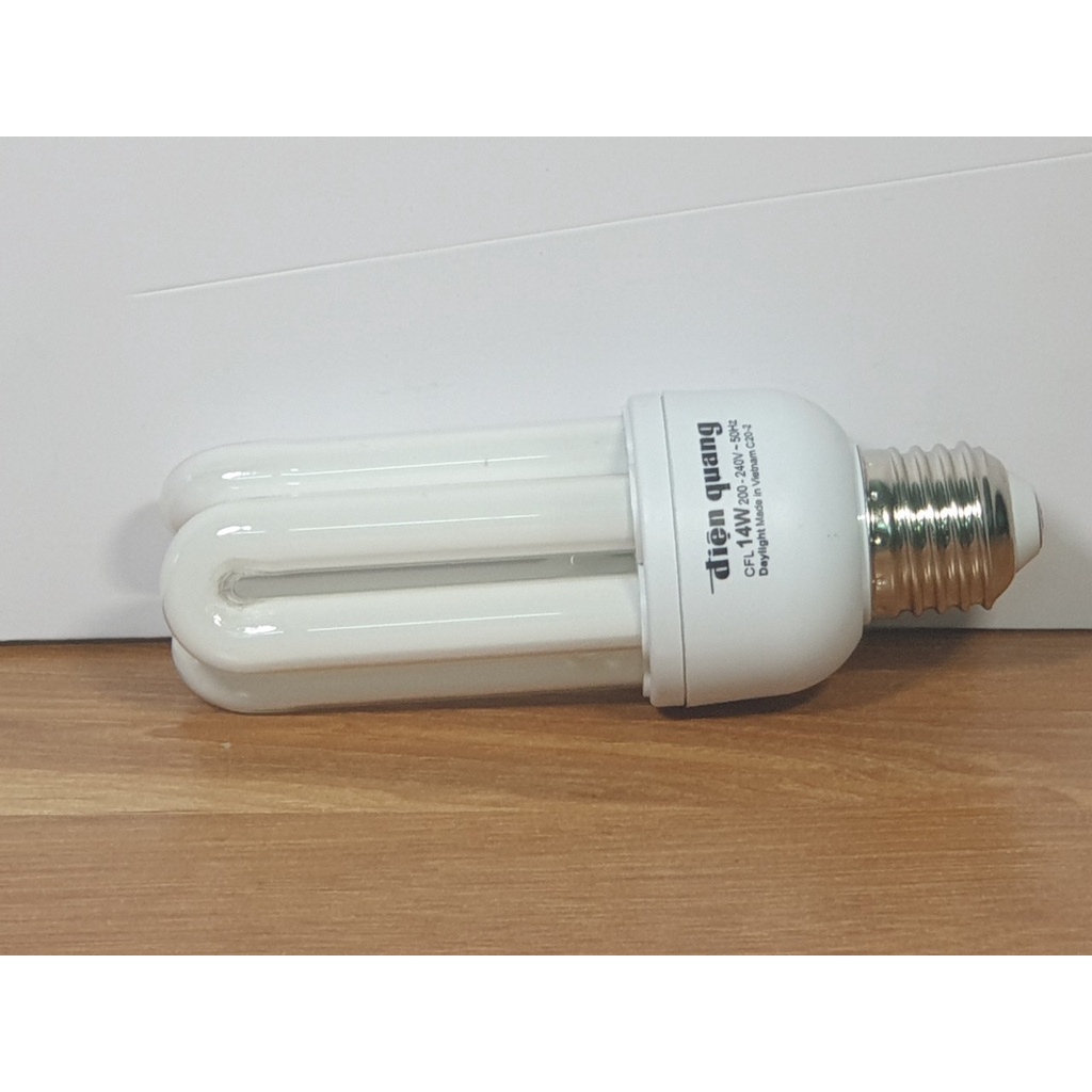 Bóng Compact Điện Quang, Philips 2U, 3U ánh sáng Trắng, đuôi E27  - Điện gia dụng Hoàng Kim