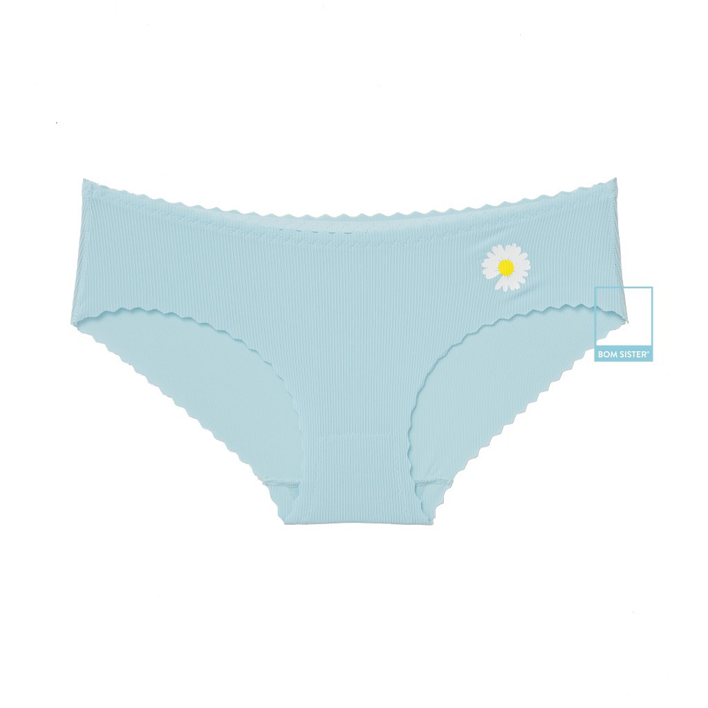 [Mã FAMALLT5 giảm 15% đơn 150k] Quần lót thun gân cắt viền màu trơn hoạ tiết hoa cúc BOM SISTER Q2020 | BigBuy360 - bigbuy360.vn