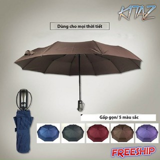 Ô dù gấp tự động xuất Nhật Bản Pongee cao cấp 2021