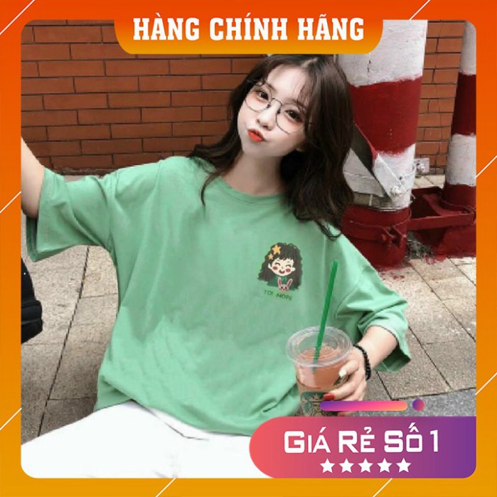 Áo thun💕𝑭𝒓𝒆𝒆𝒔𝒉𝒊𝒑💕 Áo phông form rộng dáng Unisex L138, mặc lớp, nhóm, cặp in chữ YO NOPE hình CÔ GÁI TÓC XÙ