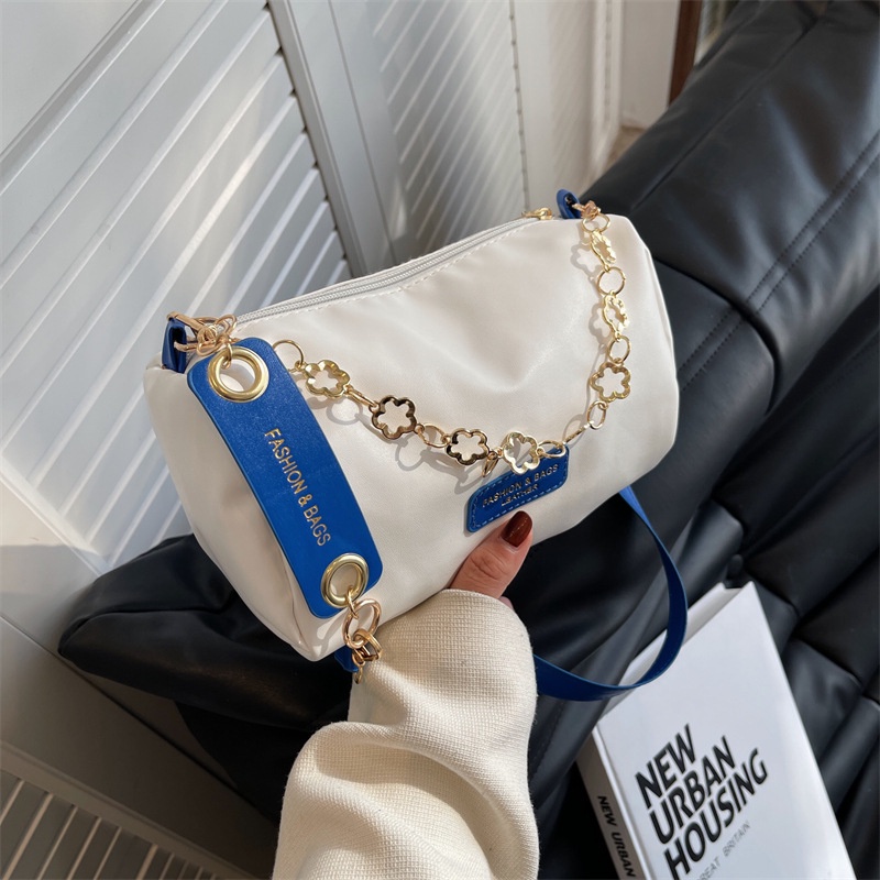 Túi Đeo Chéo Mini Họa Tiết Hoa Phối Dây Xích Phong Cách Hàn Quốc Hàng Mới Thời Trang Xuân Hè 2022