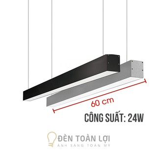 Đèn trần🔥freeship🔥đèn led thả trần 0,6m 24w trang trí văn phòng