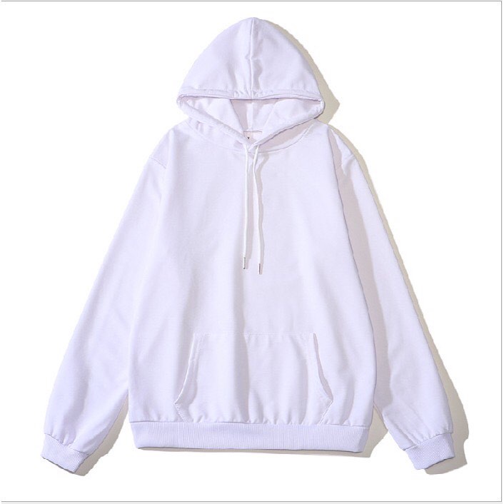 Áo Hoodie Trơn Nam Nữ Mặc Cặp Dáng Rộng Loại Đẹp Màu Đen Trắng HD101