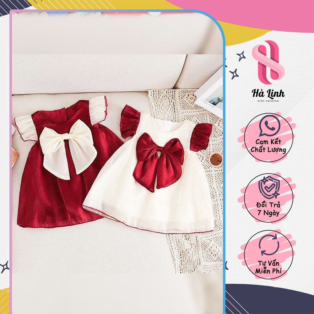 Đầm công chúa đầy tháng, váy thôi nôi, sinh nhật hè cho bé -A26