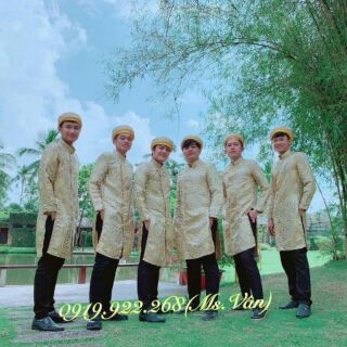 Áo dài gấm nam (6 bộ áo bê lễ)