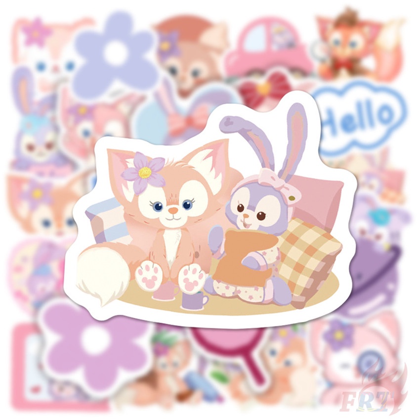 Set 50 miếng dán trang trí in hình hoạt hình Disney dễ thương 01 DIY