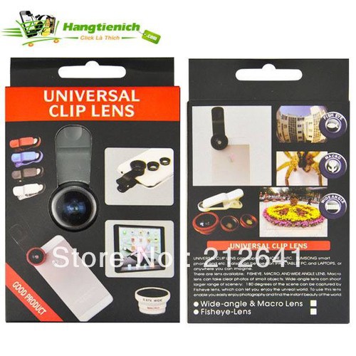 Lens điện thoại kèm nút remote chụp hình