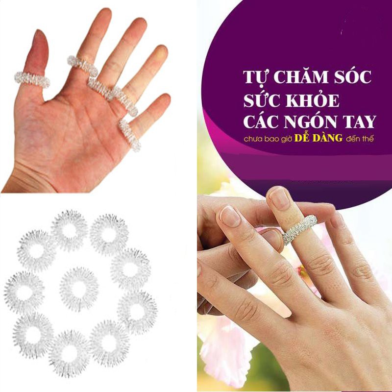 ( Mt - Shop ) Nhẫn Massage Ngón Tay