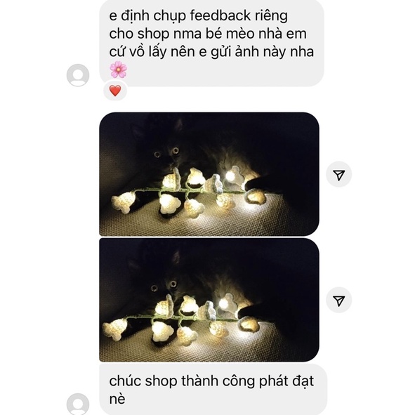 CÀNH LINH LAN CÓ ĐÈN- Linh lan kèm đèn fairy light BY FLOWER.LEN