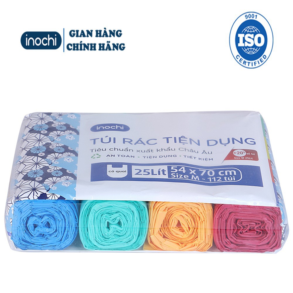 Túi Rác Tự Phân Huỷ - 4 cuộn có màu tiện dụng Soji Dạng Cuộn Màu Đen giúp nhà trở nên gọn gàng sạch sẽ TRM