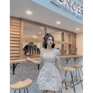 ĐầM GẤM XÒE CHANH SÃ