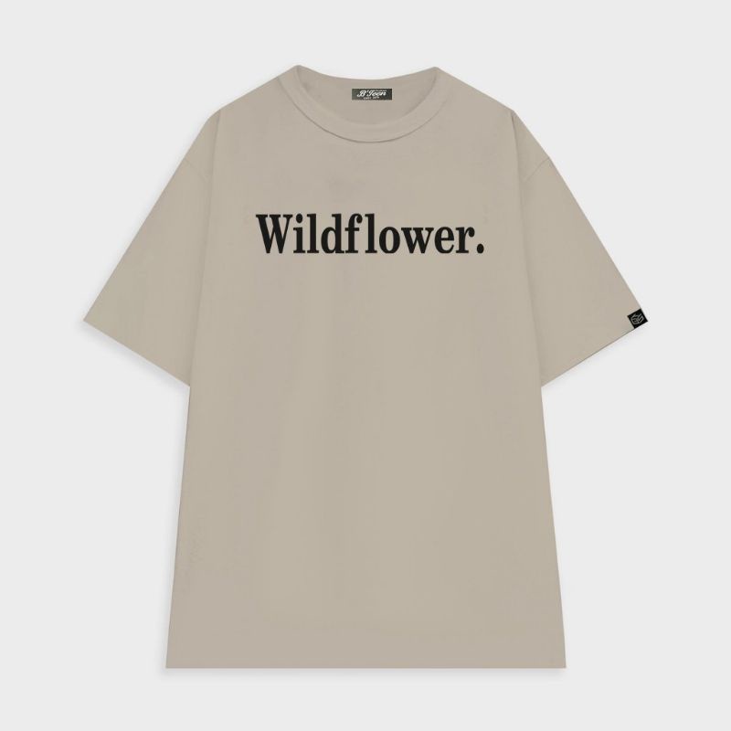 Áo thun Có sizeFull màutay lỡ unisex Wildflower
