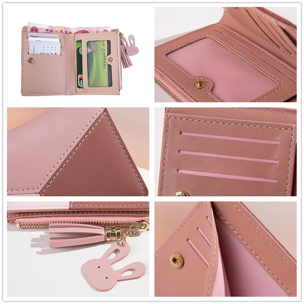 Ví ngắn gập kiểu Hàn Quốc cho nữ | BigBuy360 - bigbuy360.vn