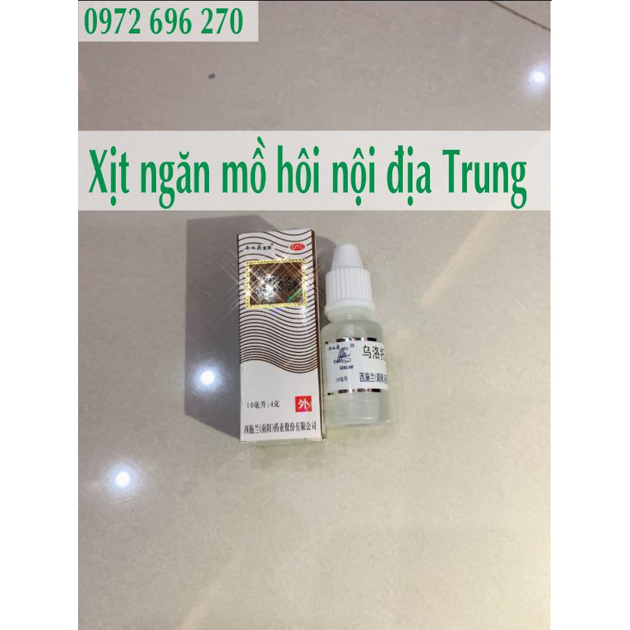 XỊT NGĂN MỒ HÔI NỘI ĐỊA TRUNG QUỐC [ SIZE 10ML - HÀNG CÓ SẴN ]