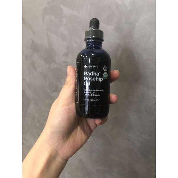 Dầu tầm xuân hữu cơ Rose Hip oil Radha Fullsize 120ml