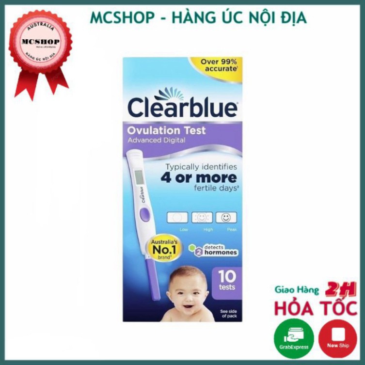 HOT SALE QUE THỬ RỤNG TRỨNG ĐIỆN TỬ CLEARBLUE - [ Chính Hãng ] HOT SALE