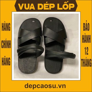 Dép cao su Bác Hồ 4 quai chéo - Điện Biên Phủ, hàng sẵn, Bảo hành