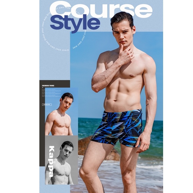 Kappa Quần Bơi Boxer Kappa Nhanh Khô Chuyên Dụng Cho Nam