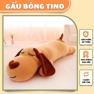 Gấu Bông Con Chó Mũi Tim TINO To Giá Rẻ Gối Ôm Khủng Lồ Cho Người Lớn