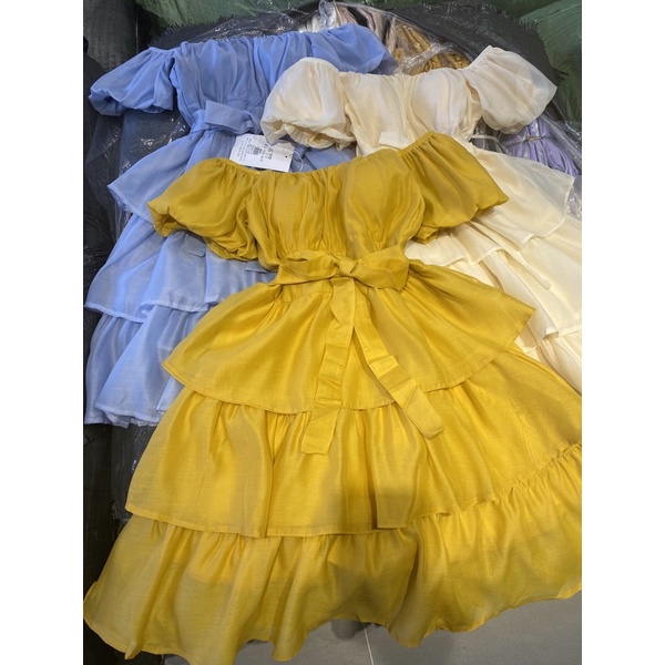 645k đầm tơ vang live