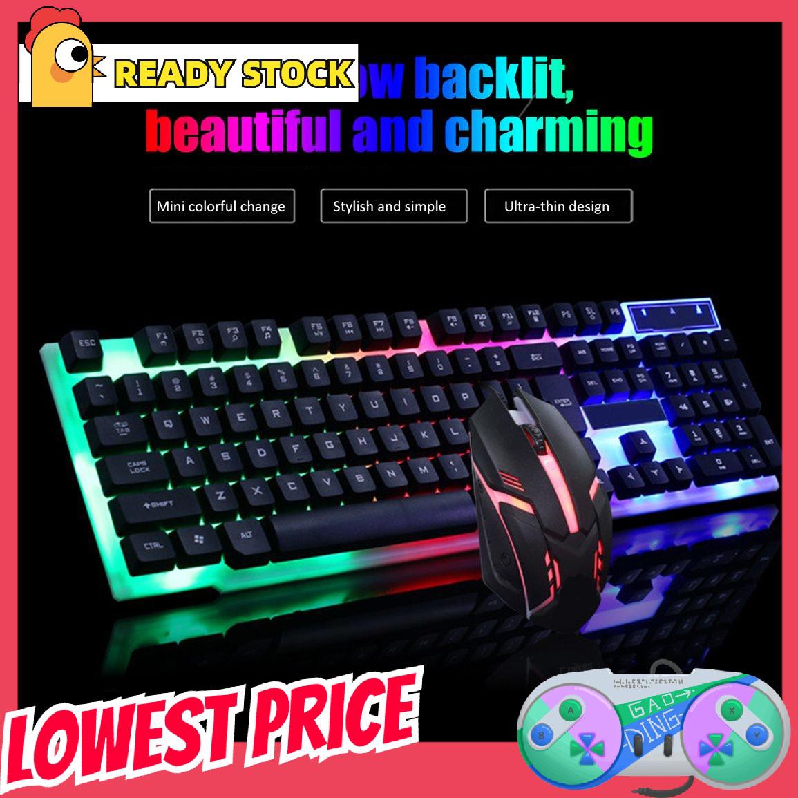 Bộ Bàn Phím Và Chuột Cho Ps4 Có Đèn Led Cầu Vồng | BigBuy360 - bigbuy360.vn