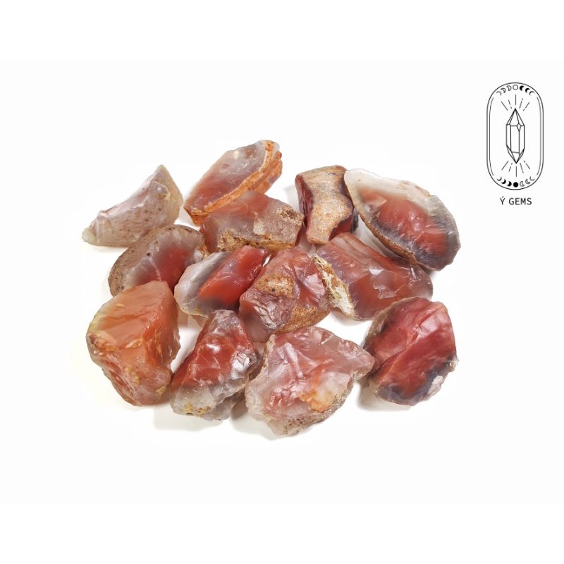 Red Agate Mozambique thô tự nhiên sưu tầm trưng bày, nghiên cứu học tập...