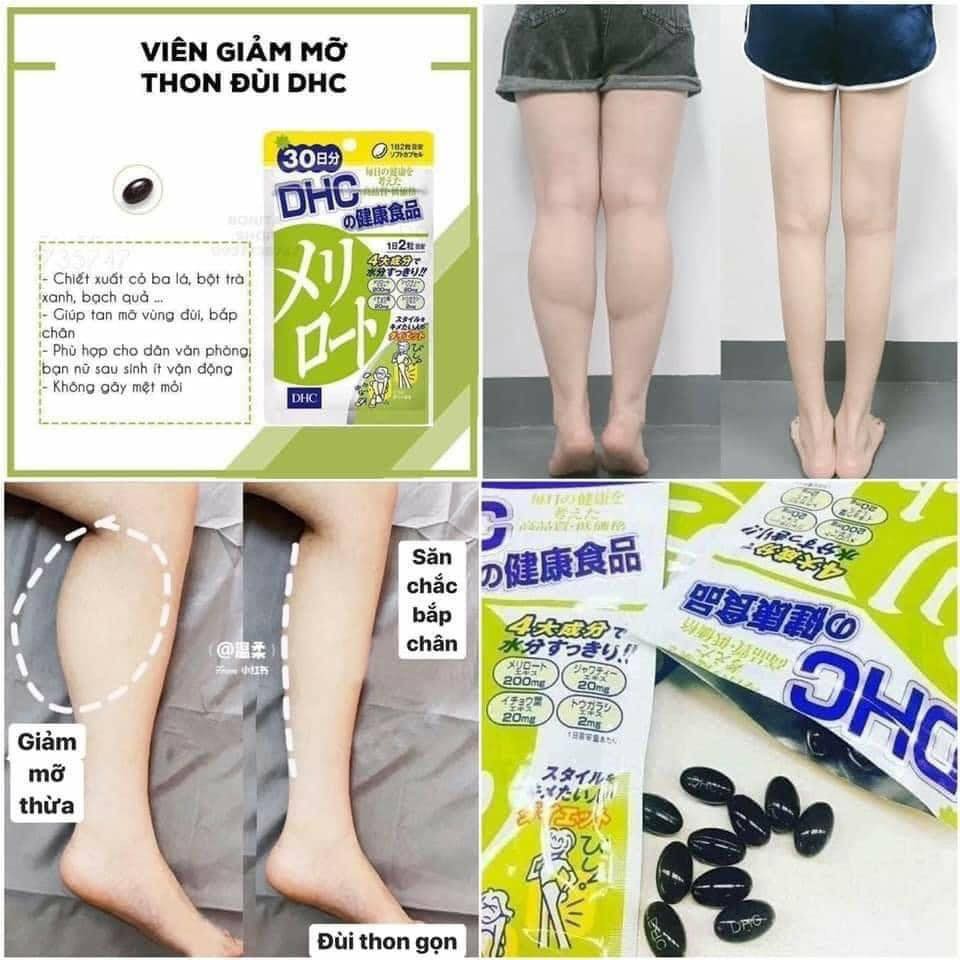 Viên Uống DHC Hỗ Trợ Giảm Mỡ Đùi Melilot Nhật Bản