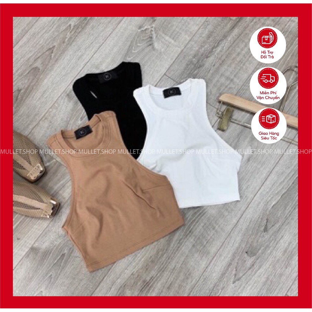 Áo Balo Croptop Nữ Cotton Tăm Cao Cấp