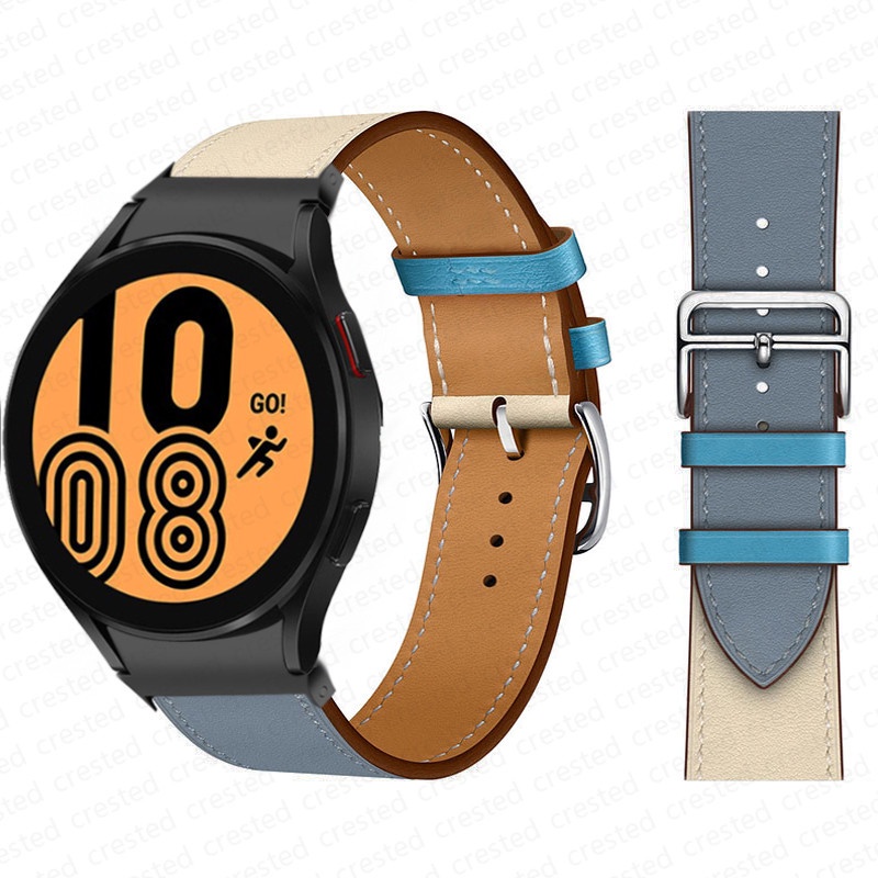 Dây Da Thay Thế Cho ĐồNg Hồ Samsung Galaxy Watch 4 Classic 46Mm 42Mm 44Mm 40Mm