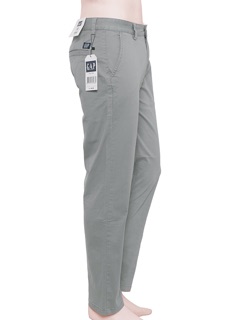 Quần Kaki Nam Slim Fit Màu Xám Xanh Nhạt