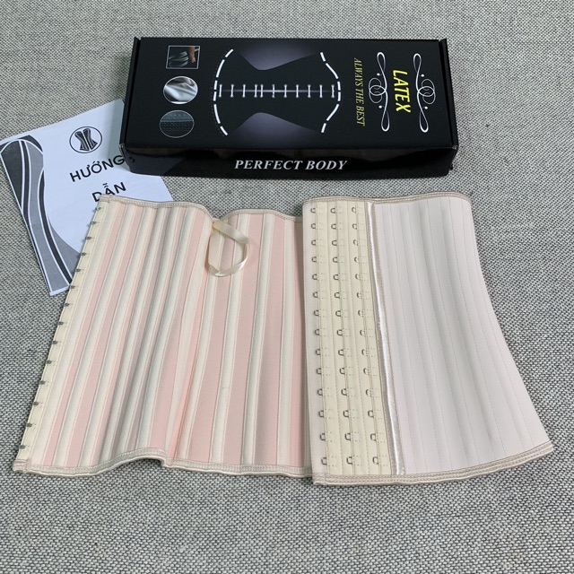 [Mã 12FMCGSALE1 giảm 10% đơn 250K] [TẶNG NỚI SIZE] Đai nịt bụng latex 25 xương nhập khẩu Hi Lạp dài 29 cm | BigBuy360 - bigbuy360.vn