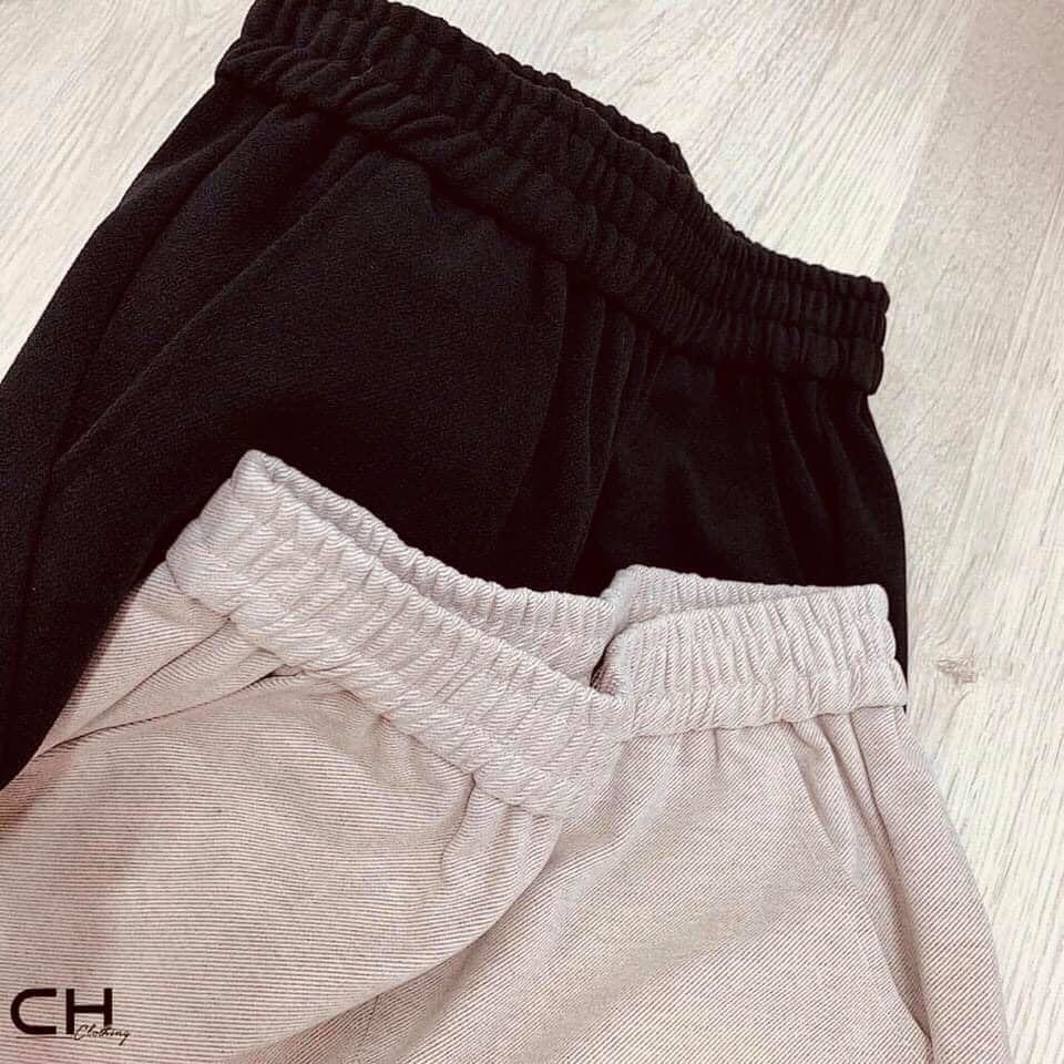 Bán sỉ quần baggy dạ cạp chun cúc gấu cho nữ x | BigBuy360 - bigbuy360.vn