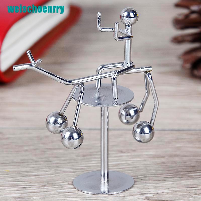 Rér●Bóng Cân Bằng Newton Mini Đồ Chơi Khoa Học Cổ Điển